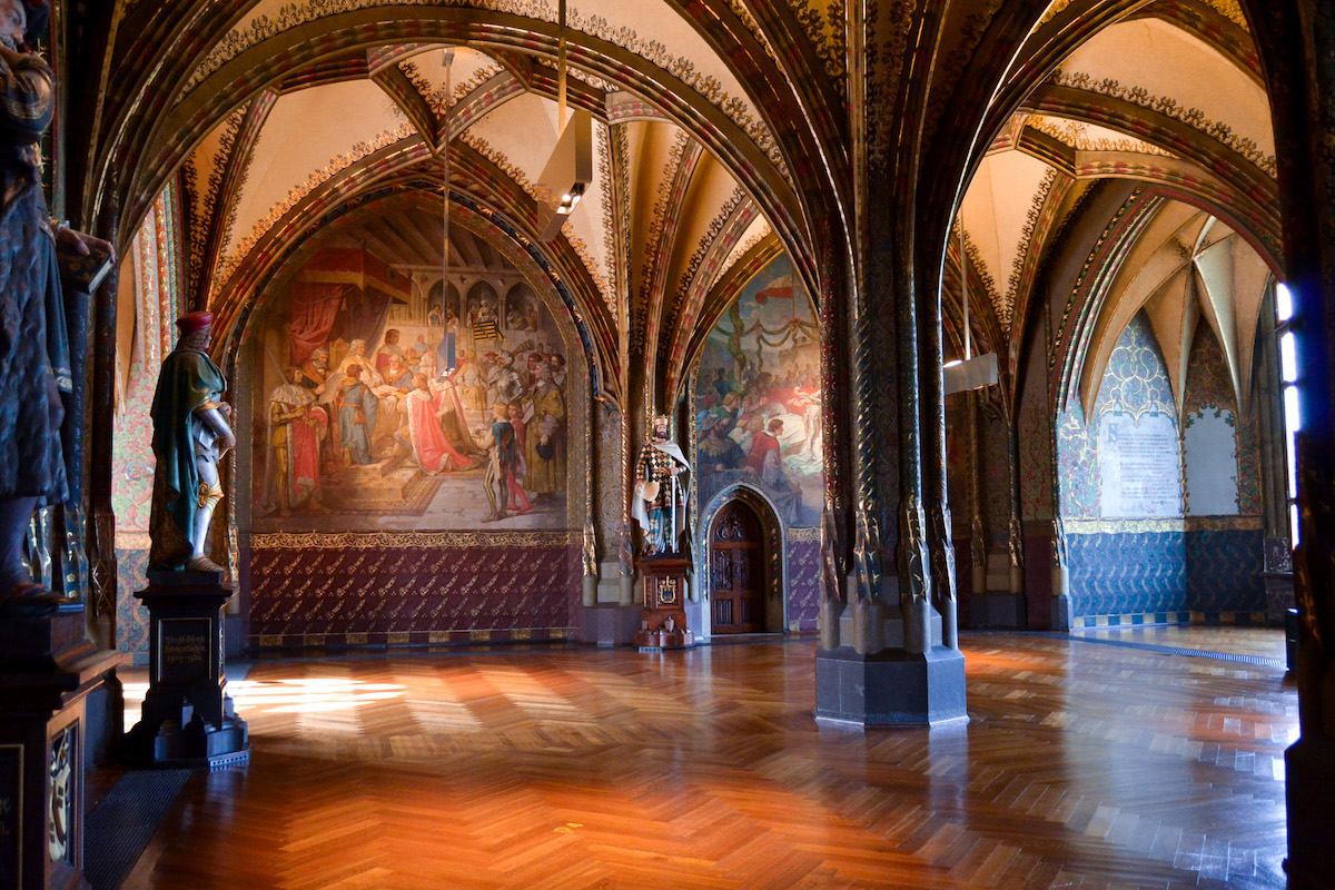 The Gothic Hall within Albrechtsburg Castle in Meissen