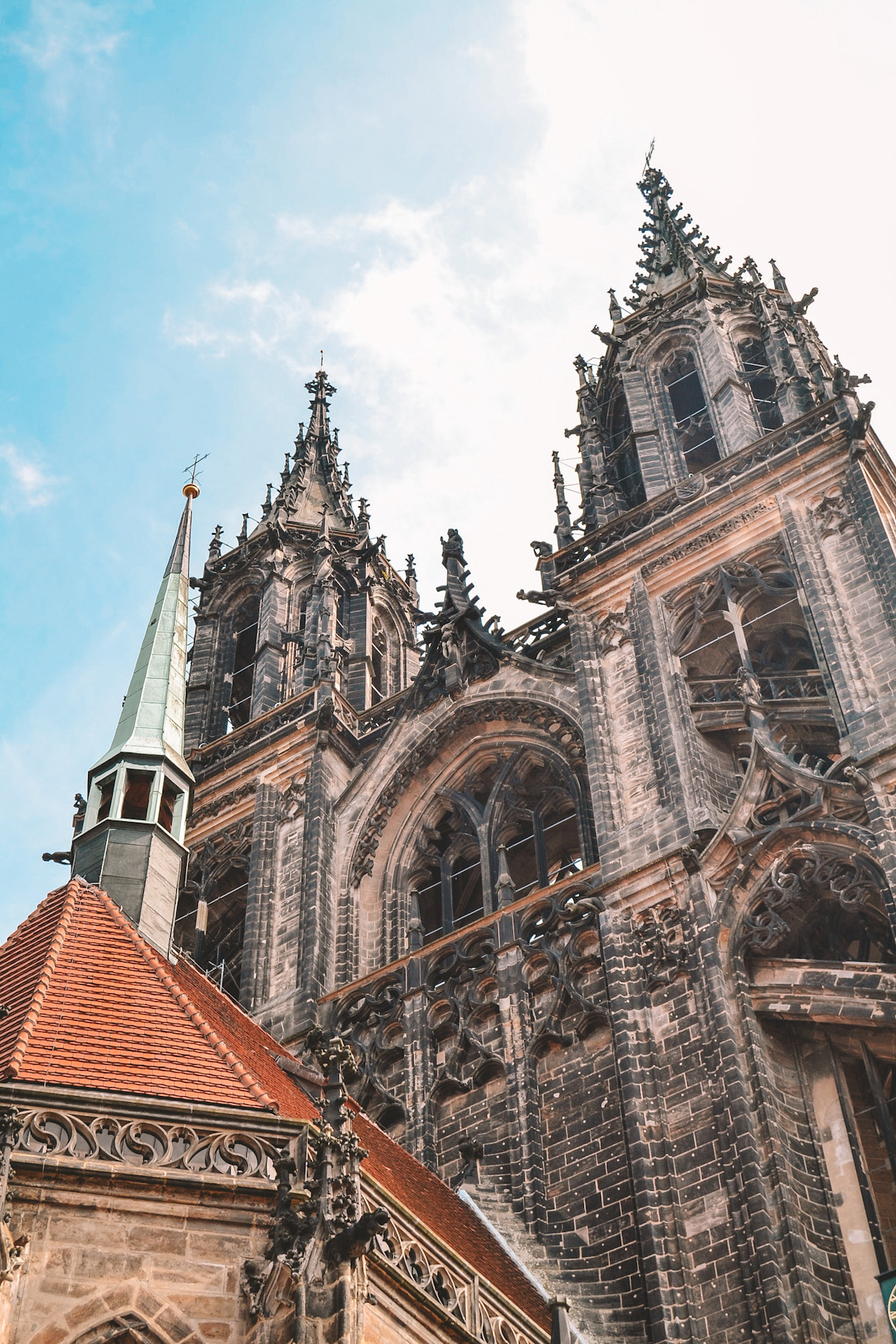 The two spires of Meissen Cathedral