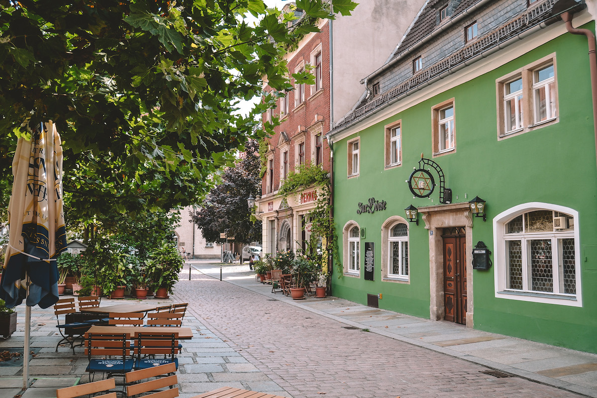 A street in Old Town Meissen
