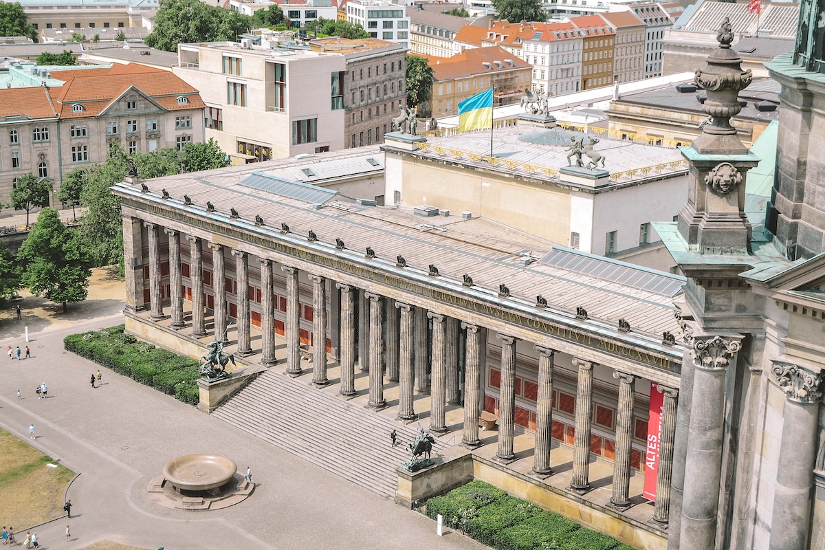 Berlin's Museum Island, seen from above.