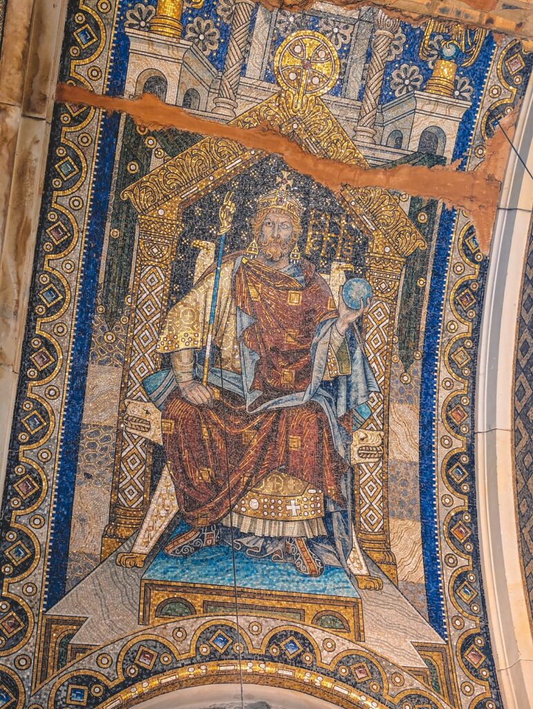 Mosaics inside the Kaiser Wilhelm Memorial Church