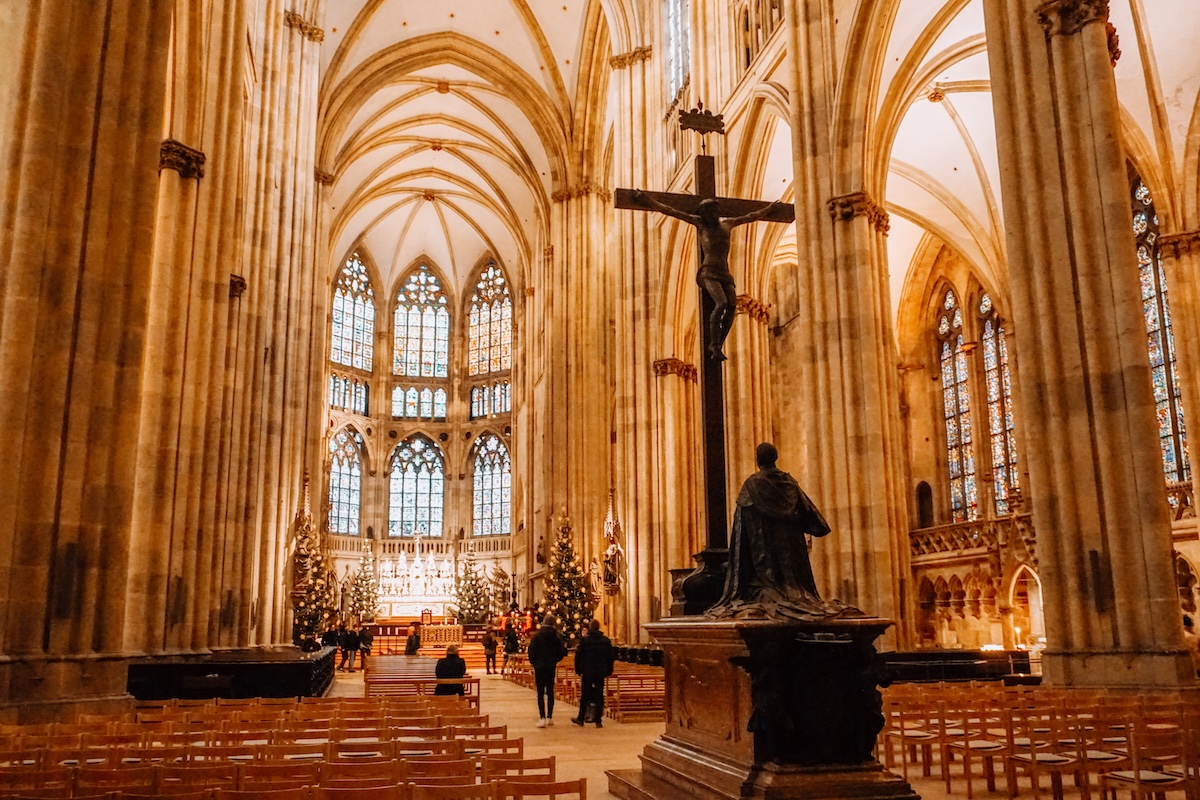 Interior of the Regensburg Cathedral