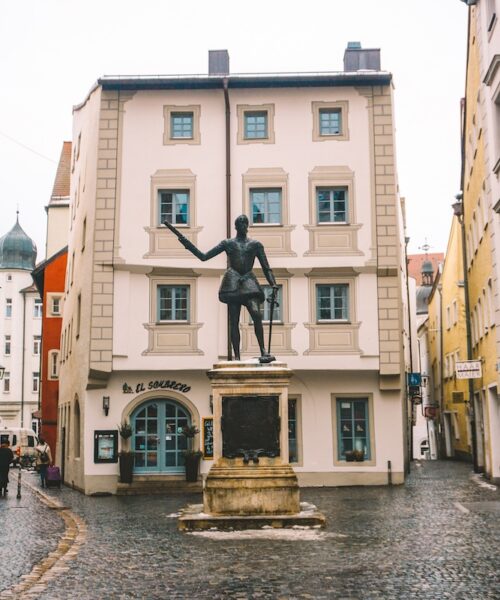 A square in Old Town Regensburg