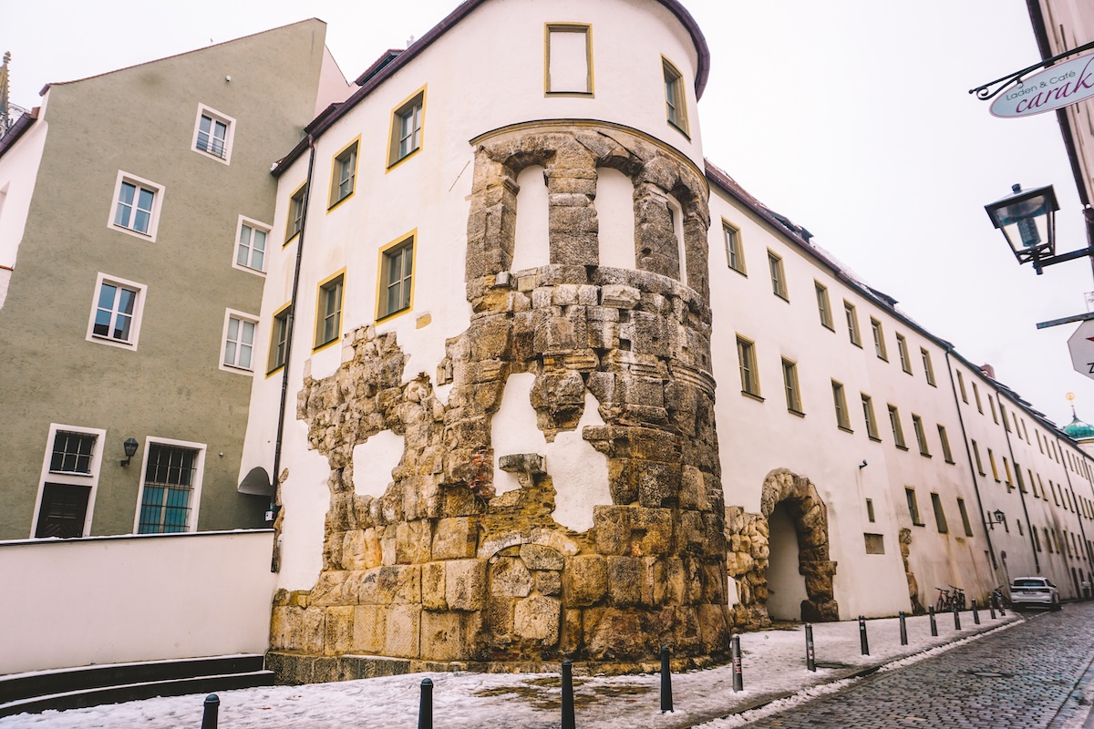 The Porta Praetoria in Regensburg