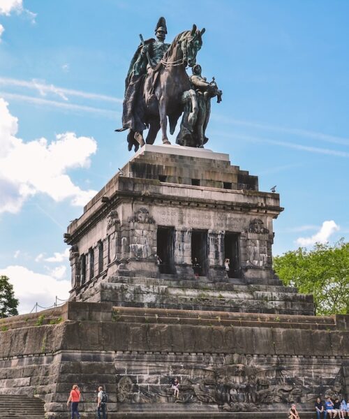 Statue of Kaiser Wilhelm I at the Deutsches Eck