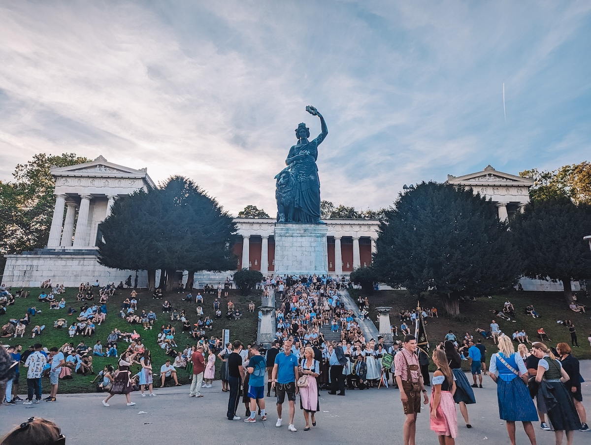 The Bavaria statue in Munich