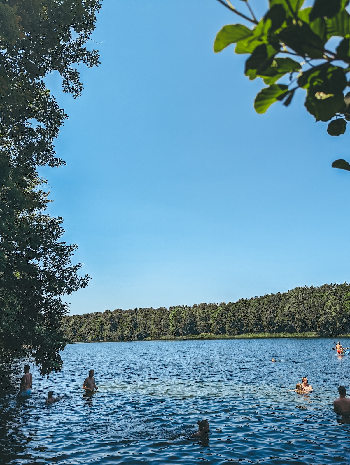 Krumme Lanke lake in Berlin