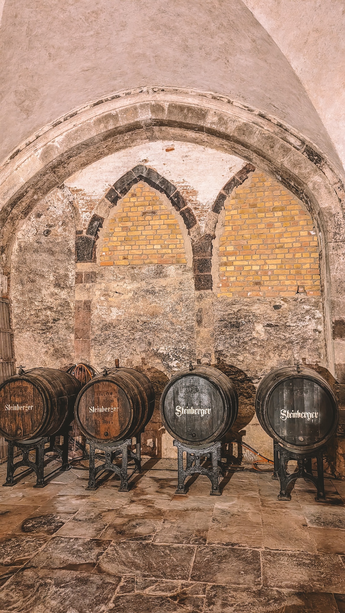 Steinberg wine barrels at Kloster Eberbach.