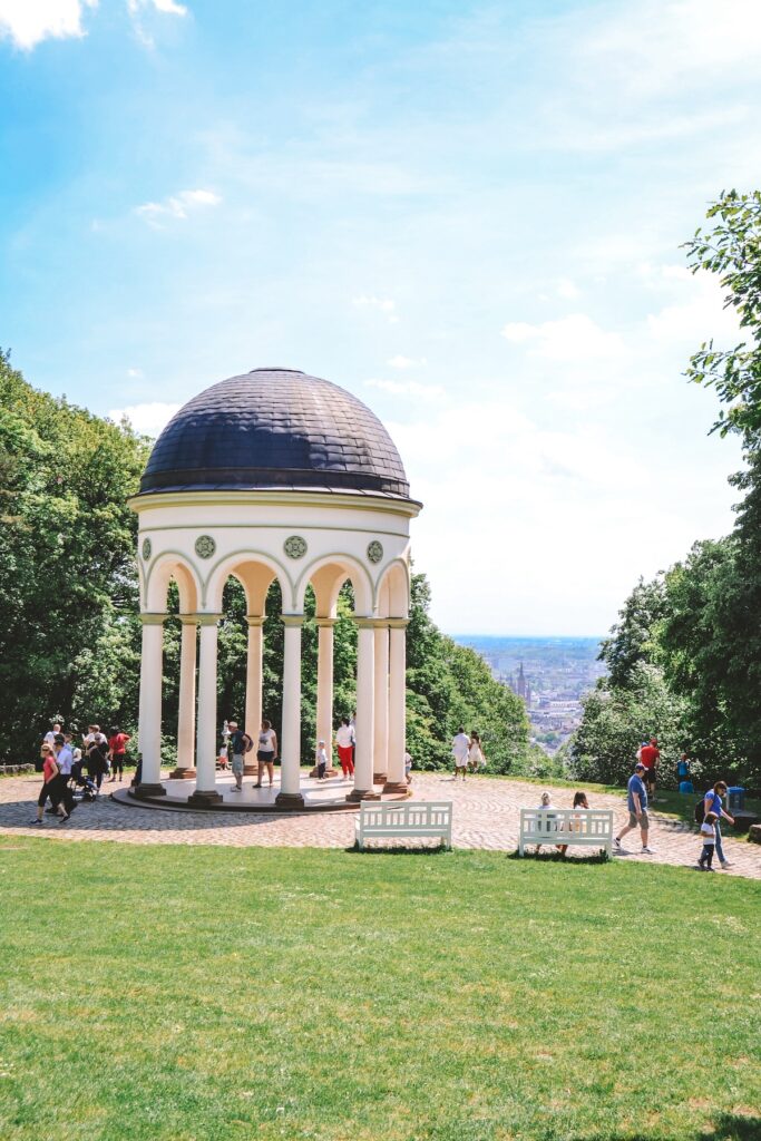 A small temple atop the Neroberg in Wiesbaden.