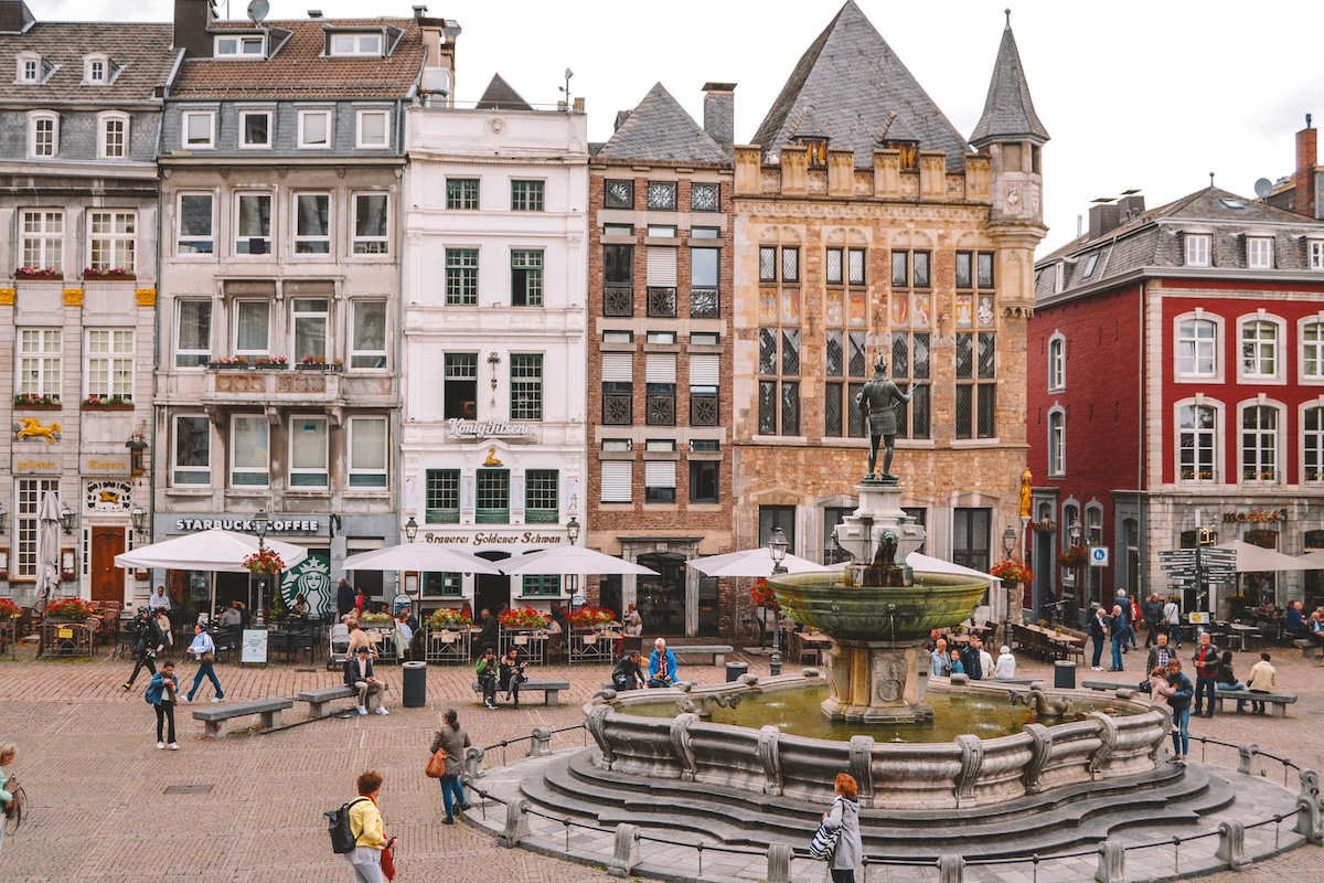 Market square of Aachen
