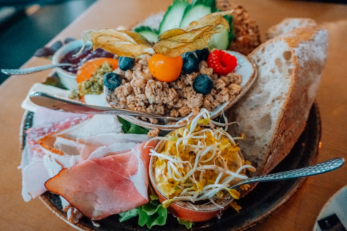 A cold brunch