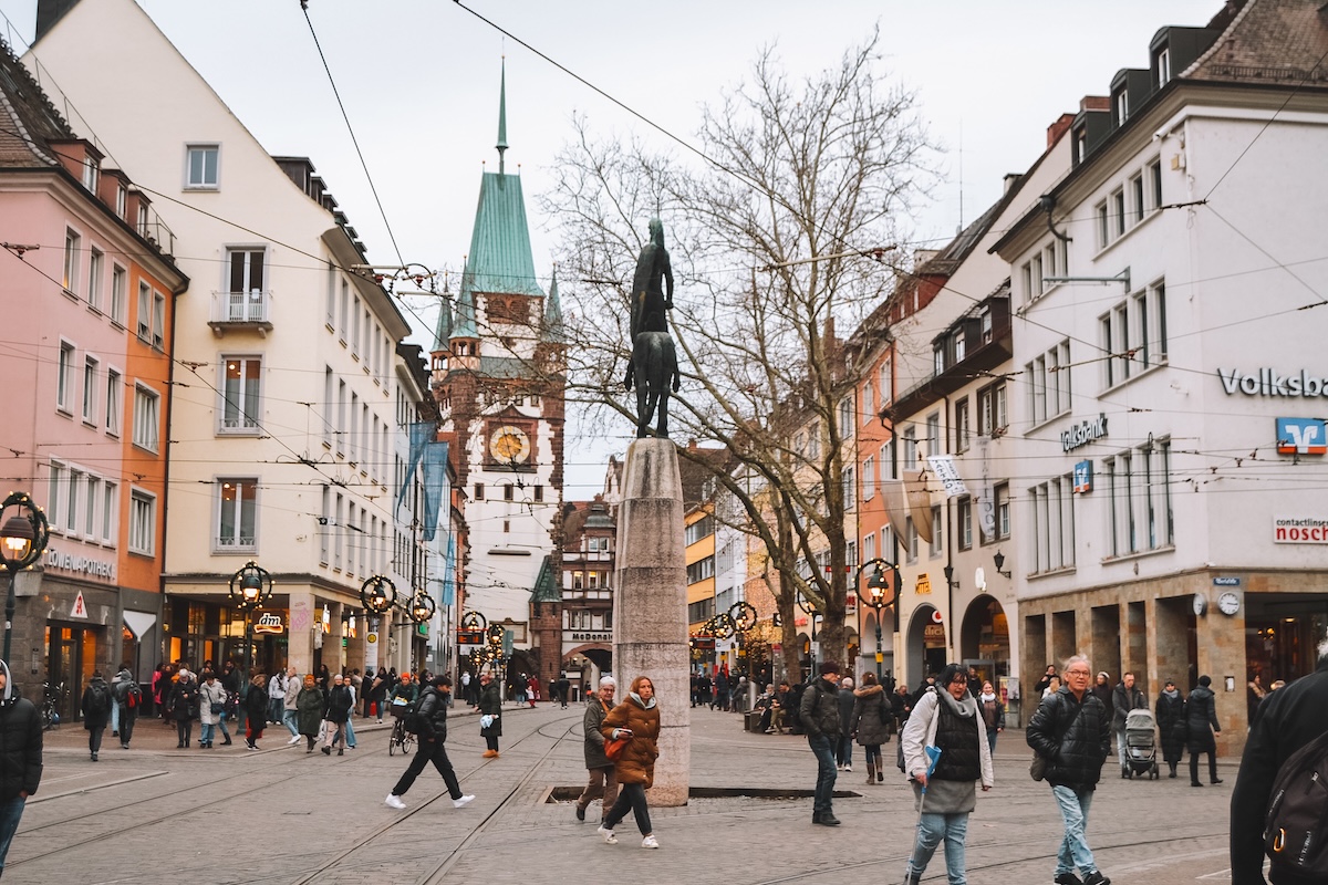 Bertoldsbrunnen in Freiburg im Breisgau