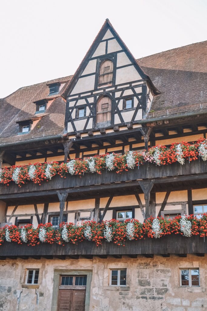 Half timbered building at Bamberg's Alter Hof