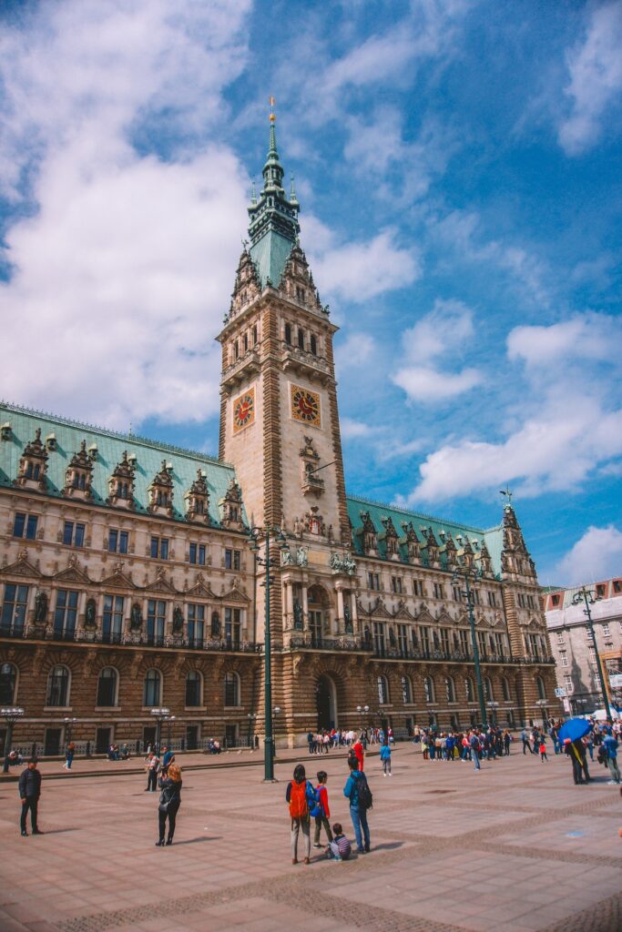 Town hall in Hamburg, Germant