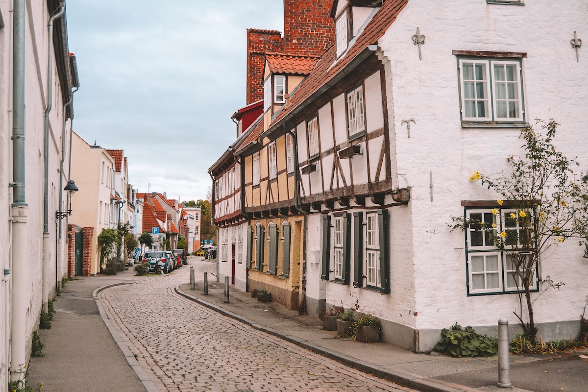 Half timbered buildings in Lübeck