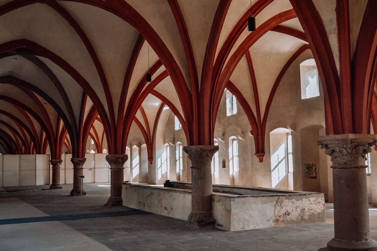 room inside Eberbach Abbey