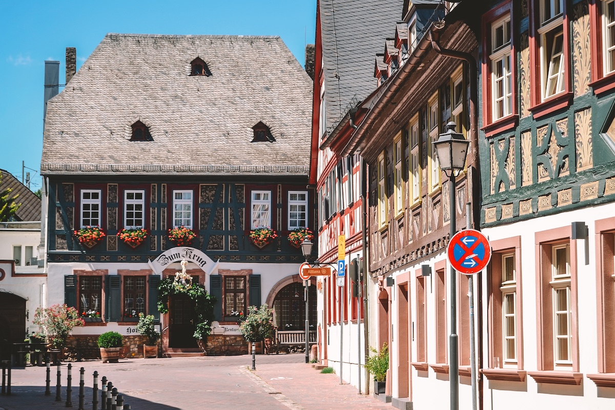 Market Square in Hattenheim am Rhein