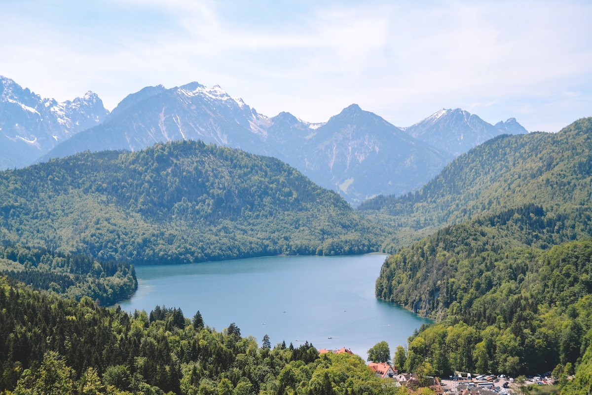 Alpsee on a sunny day