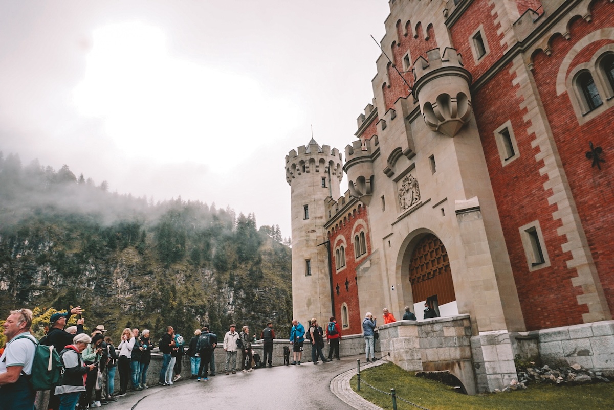 Entrance to Neuschwanstein Castle